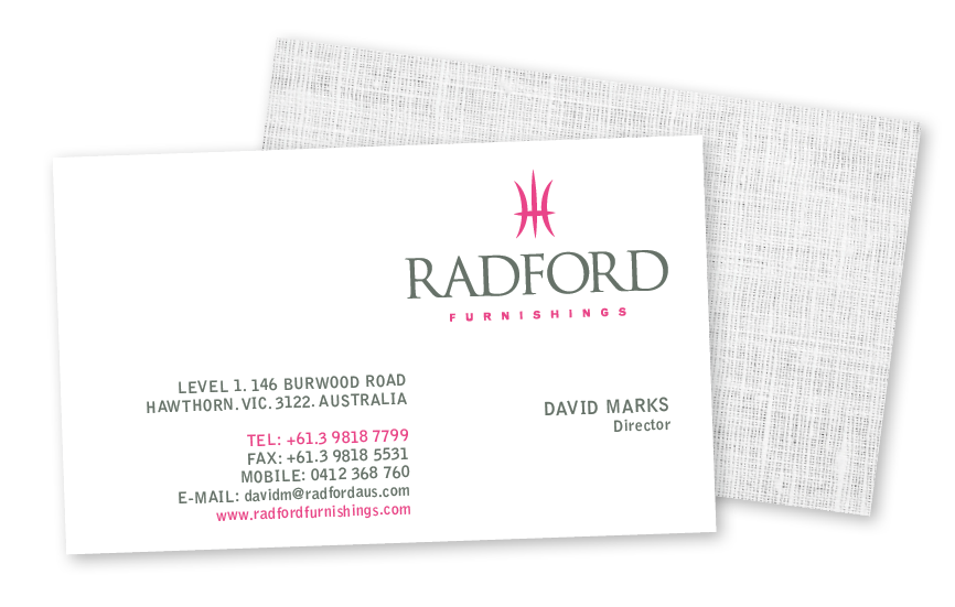radford business card